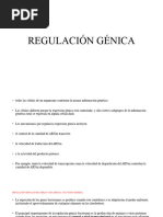 Regulación Génica