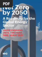 Net Zero by 2050 - A Roadmap For The Global Energy Sector - Under Embarg...