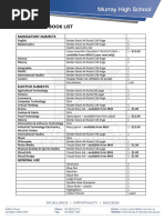 2024 Year 10 Book List