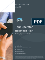 Tour Operator Business Plan Example