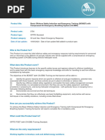 (BOSIET) With Compressed Air Emergency Breathing System (CA-EBS) Product Spec