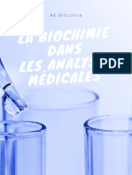 La Biochimie Dans Les Analyses Médicales