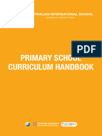 Primary School Curriculum Handbook 2018 2019