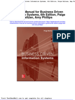 Full Download Solution Manual For Business Driven Information Systems 6th Edition Paige Baltzan Amy Phillips PDF Full Chapter