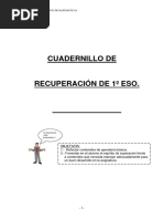 Cuadernillo de Ejercicios 1ESO