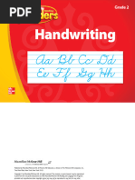 Handwriting Cursive Grade 2