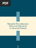 Manual de Procedimientos Básicos de Enfermería de Atención Primaria