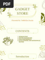 Gadget Store Presentation