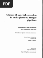 Control of Internal Corrosion in Multi-Phase Oil and Gass