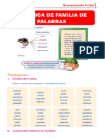 Familia de Palabras para Sexto Grado de Primaria