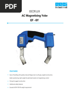 AC Magnetising Yoke AC Magnetising Yoke AC Magnetising Yoke: Eeciflux Eeciflux