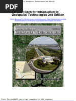 Full Download Test Bank For Introduction To Geospatial Technologies 2nd Edition PDF Full Chapter