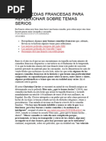 21 Comedias Francesas para Reflexionar Sobre Temas Serios