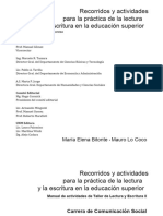 Bitonte-Lo-Coco - Recorridos y Actividades para La Práctica de La Lectura y La Escritura en La Educación Superior