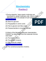 Biochemistry Practice2 ANSWERS