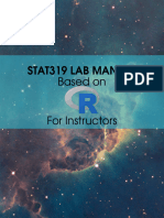 STAT319 Lab Manual Based On R - Final Version