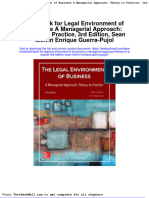 Test Bank For Legal Environment of Business A Managerial Approach: Theory To Practice, 3rd Edition, Sean Melvin Enrique Guerra-Pujol