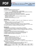 Modèle de Répartition Des Électrons D'un Atome