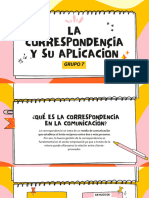 La Correspondencia y Su APLICACIÓN