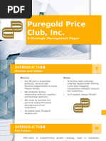 Puregold Strategic Management Paper