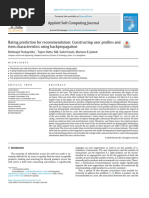 Rating Prediction For Recommendation - Constructing User Profiles and Item Characteristics Using Backpropagation