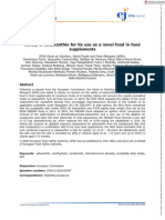 EFSA Journal - 2020 - Safety of Astaxanthin For Its Use As A Novel Food in Food Supplements