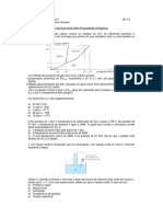 Lista de Exercícios Propriedades Coligativas 2011.2