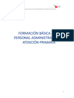 Guía Didáctica Formación Básica para Personal Administrativo de Atención Primaria