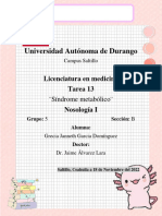 Garcia Tarea 13 Sindrome Metabolico