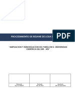 Procedimiento de Resane de Losa de Techo