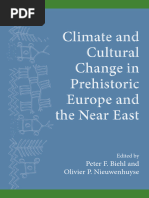 Climate and Cultural Change in Prehistor