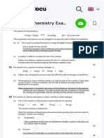 Equilibrium Chemistry Exam Questions - Exam Questions Q1. A Company Manufactures Ethanol (C 2 H 5 - Studocu