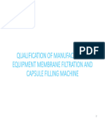 Qualification of Manufacturing Equipment