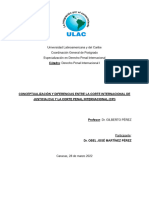 TRABAJO 3 - Conceptualización de La CIJ y CPI