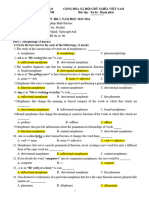 ĐỀ THI MOR - SYNTAX - MID -GDU