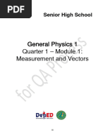 Senior General Physics 1 Module 1 For Printing