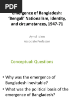 Bengali Nationalism, 47-71...