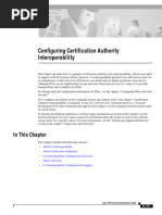 Configuring Certification Authority Interoperability: in This Chapter