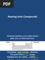 Naming Compounds