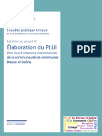 Conclusions: de La Communauté de Communes Bresse Et Saône