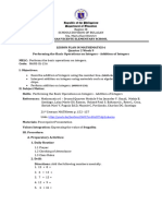 Demonstration Lesson Plan in Mathematics 6 Gennie