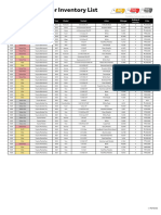 Dealer Inventory List: Latest As of November 13, 2023