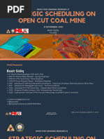 Strategic Scheduling On Open Cut Coal Mine Basit Sidiq