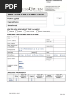 TG - Application Form