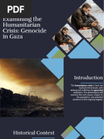 Examining The Humanitarian Crisis Genocide in Gaza 202312021746006zeh