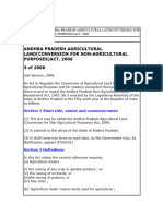 Andhra Pradesh Agricultural Land Act, 2006