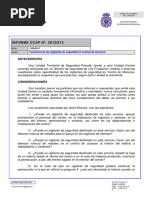 INFORME UCSP Nº: 2013/013: Ministerio Del Interior