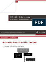 CHG 3127 Online Learning - Course Overview and Introduction 2020-05-06