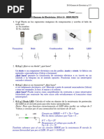 Nombre - Curso - 3º ESO Examen de Electrónica RESUELTO