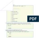 Oracle9i - Table Sizes